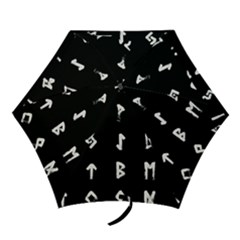 Elder Futhark Rune Set Collected Inverted Mini Folding Umbrellas by WetdryvacsLair