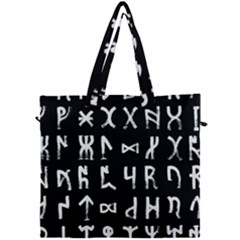 Macromannic Runes Collected Inverted Canvas Travel Bag by WetdryvacsLair