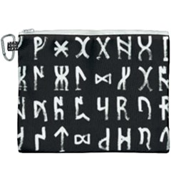 Macromannic Runes Collected Inverted Canvas Cosmetic Bag (xxxl) by WetdryvacsLair