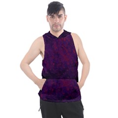 Red And Purple Abstract Men s Sleeveless Hoodie by Dazzleway