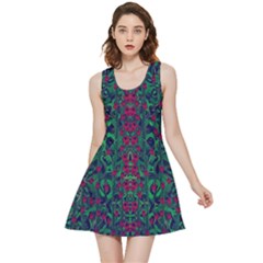 Tree Flower Paradise Of Inner Peace And Calm Pop-art Inside Out Reversible Sleeveless Dress by pepitasart