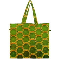 Hexagon Windows Canvas Travel Bag by essentialimage