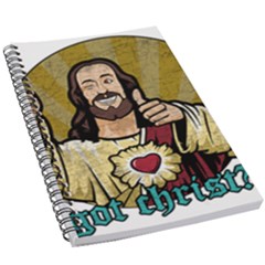 Buddy Christ 5 5  X 8 5  Notebook by Valentinaart