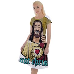 Buddy Christ Classic Short Sleeve Dress by Valentinaart