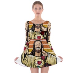 Got Christ? Long Sleeve Skater Dress by Valentinaart