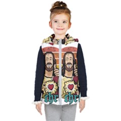 Got Christ? Kids  Hooded Puffer Vest by Valentinaart