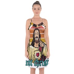 Got Christ? Ruffle Detail Chiffon Dress by Valentinaart