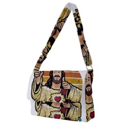 Got Christ? Full Print Messenger Bag (l) by Valentinaart