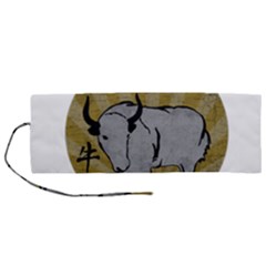 Chinese New Year ¨c Year Of The Ox Roll Up Canvas Pencil Holder (m) by Valentinaart