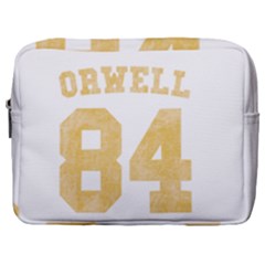 Orwell 84 Make Up Pouch (large) by Valentinaart