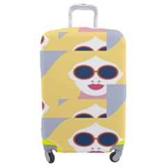Fashion Faces Luggage Cover (medium) by Sparkle