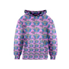 Floral Pattern Kids  Pullover Hoodie by Sparkle