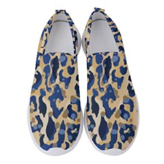 Leopard Skin  Women s Slip On Sneakers by Sobalvarro