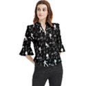 Elvis Loose Horn Sleeve Chiffon Blouse View1