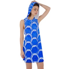 Hexagon Windows Racer Back Hoodie Dress by essentialimage