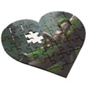 Wooden Child Resting On A Tree From Fonebook Wooden Puzzle Heart View3