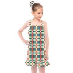 Texture Plaid Kids  Overall Dress by Dutashop
