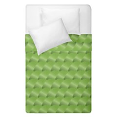 Green Pattern Ornate Background Duvet Cover Double Side (single Size) by Dutashop