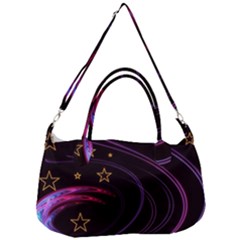Background Abstract Star Removal Strap Handbag by Dutashop
