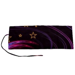 Background Abstract Star Roll Up Canvas Pencil Holder (s) by Dutashop