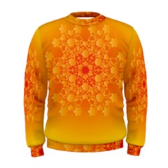 Fractal Yellow Orange Men s Sweatshirt by Dutashop