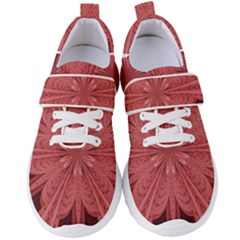 Background Floral Pattern Women s Velcro Strap Shoes by Dutashop