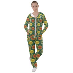 Background Fruits Several Women s Tracksuit by Dutashop