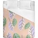Leaf Pink Duvet Cover (California King Size) View1