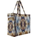 Retro Hippie Vibe Psychedelic Silver Canvas Travel Bag View3
