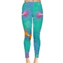 Non Seamless Pattern Blues Bright Inside Out Leggings View3