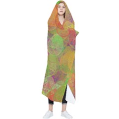Easter Egg Colorful Texture Wearable Blanket by Dutashop