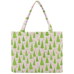 Christmas Green Tree Mini Tote Bag by Dutashop