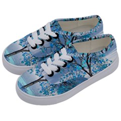Crystal Blue Tree Kids  Classic Low Top Sneakers by icarusismartdesigns
