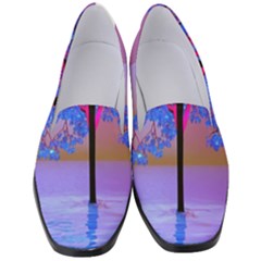 Tree Sunset Women s Classic Loafer Heels by icarusismartdesigns