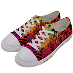 Abstract Jungle Women s Low Top Canvas Sneakers by icarusismartdesigns