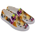 Tiger In The Jungle Men s Canvas Slip Ons View3