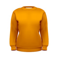 Color Orange Women s Sweatshirt by Kultjers