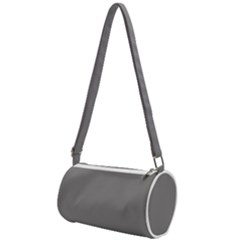 Color Grey Mini Cylinder Bag by Kultjers