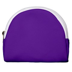 Color Indigo Horseshoe Style Canvas Pouch by Kultjers