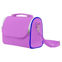 Color Violet Satchel Shoulder Bag by Kultjers
