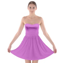 Color Orchid Strapless Bra Top Dress by Kultjers