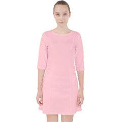 Color Pink Pocket Dress by Kultjers