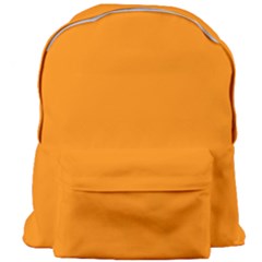 Color Dark Orange Giant Full Print Backpack by Kultjers