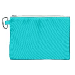 Color Dark Turquoise Canvas Cosmetic Bag (xl) by Kultjers