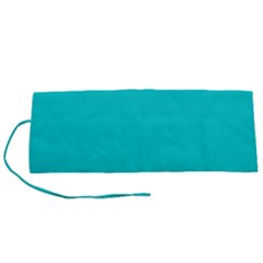 Color Dark Turquoise Roll Up Canvas Pencil Holder (s) by Kultjers