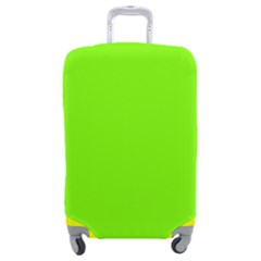 Color Chartreuse Luggage Cover (medium) by Kultjers