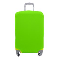 Color Chartreuse Luggage Cover (small) by Kultjers