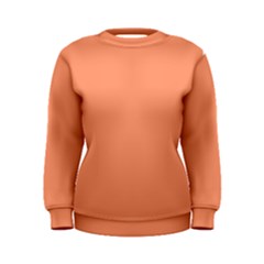Color Light Salmon Women s Sweatshirt by Kultjers
