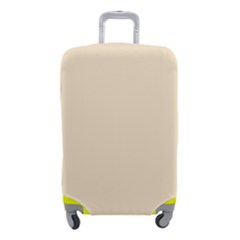 Color Blanched Almond Luggage Cover (small) by Kultjers