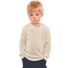 Color Blanched Almond Kids  Overhead Hoodie by Kultjers